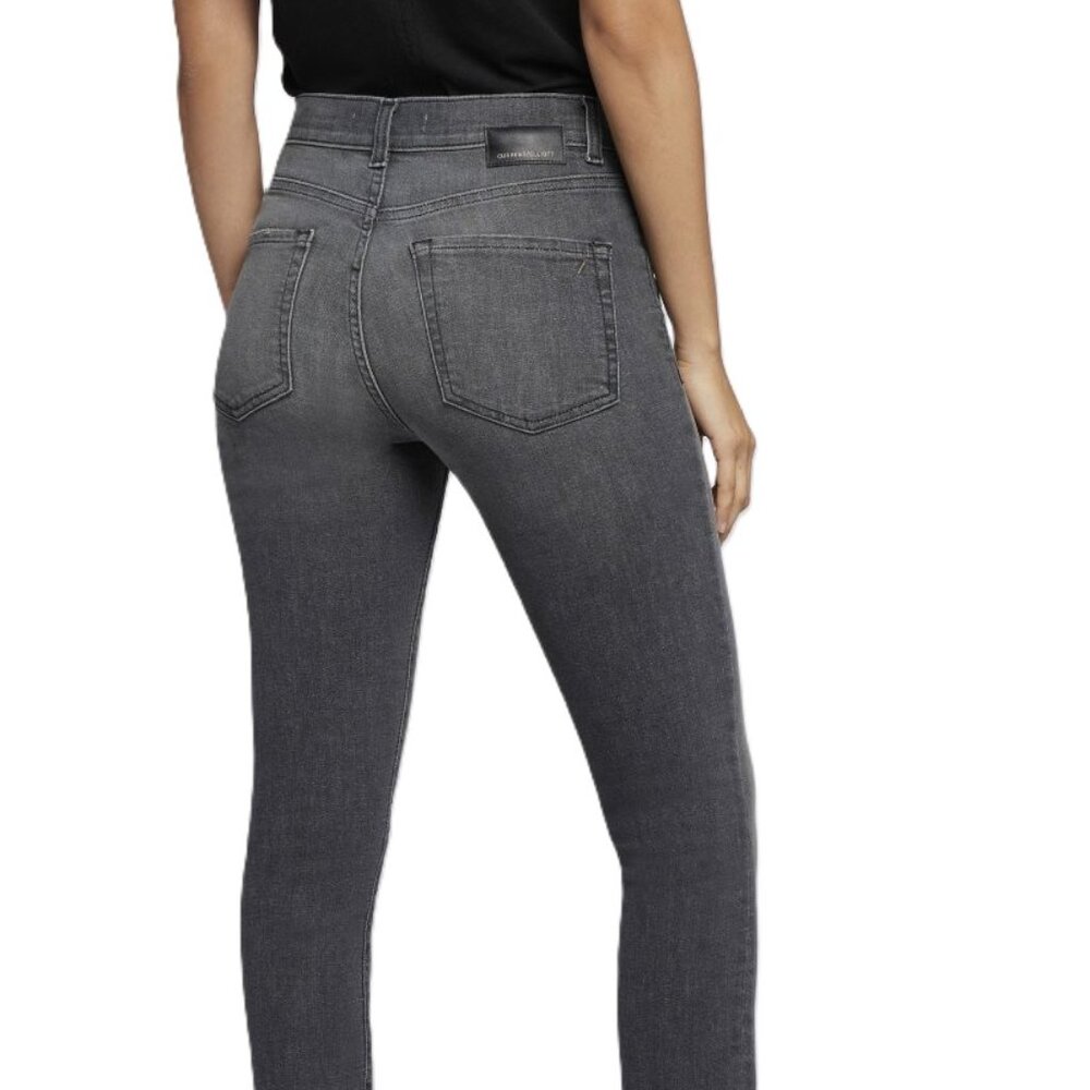 Current/Elliott Gray High-Rise Ankle Skinny Jeans